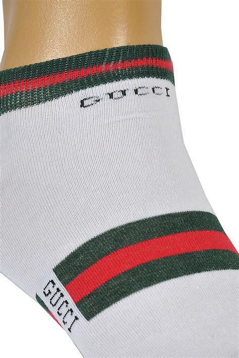 red gucci socks men|designer ankle socks for men.